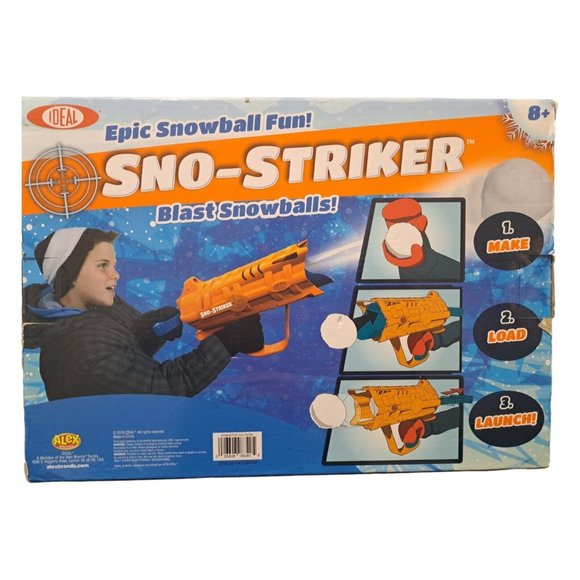 Sno-Striker Snowball Launcher Winter Snow Fun Ideal  NEW Snowball Fight Snow Day - Picture 2 of 9